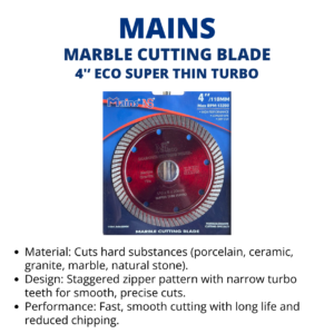 mains marble cutting blade