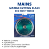 mains marble cutting blade