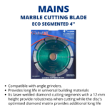 mains marble cutting blade